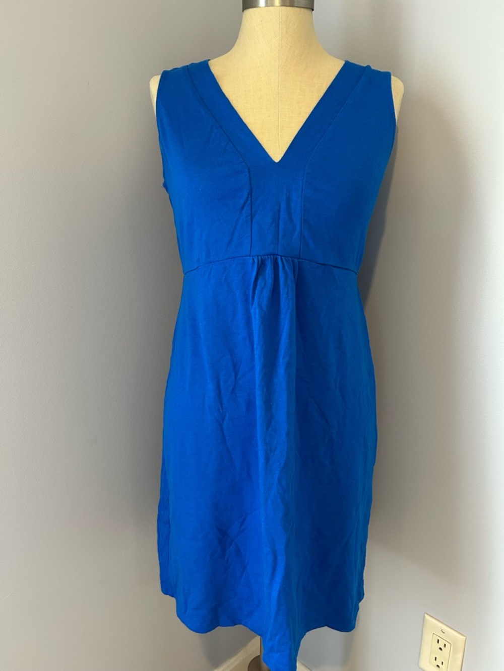 Boden Royal Blue V-Neck Midi Dress